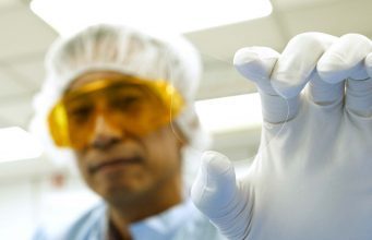 Magic Leap waveguide. Image courtesy Magic Leap